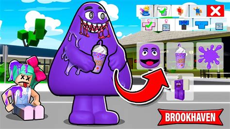 Como Vestirse De Grimace Shake En Brookhaven C Digos Brookhaven