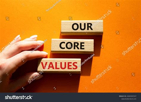 Our Core Values Symbol Concept Words Stock Photo 2265597227 Shutterstock