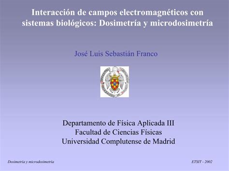 Pdf Interacción De Campos Electromagnéticos Con Sistemas · • A