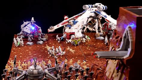 The Battle Of Geonosis LEGO Star Wars MOC Slide Show SPACE BRICKS