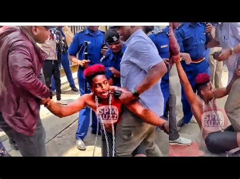 Eric Omondi Arrested Tear Gas Fired Youtube