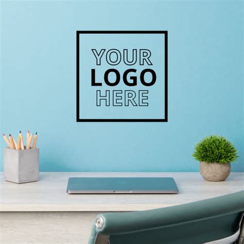 Custom Business Logo Wall Decal | Zazzle