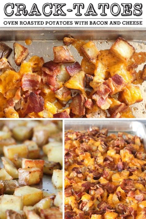 Roasted Potatoes With Bacon And Cheese