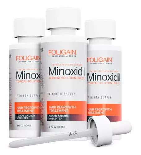 Foligain Minoxidil 5 Tratamiento Para El Crecimiento Del Cabello Para