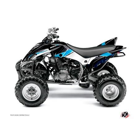 Kit D Co Quad Stripe Yamaha Raptor Noir