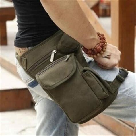 F vert armée Sac banane tactique militaire pour hommes sacoche pour