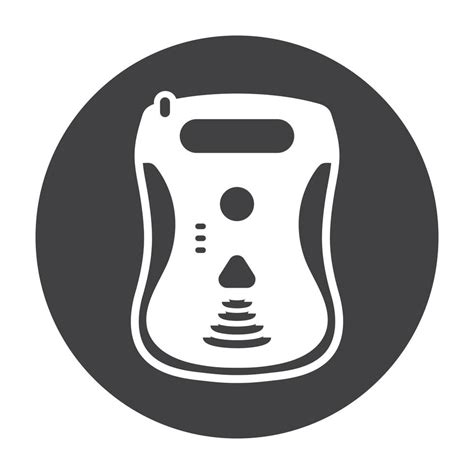 Rounded The Automated External Defibrillator Devices Flat Art Icon For Apps Or Websites 7796595