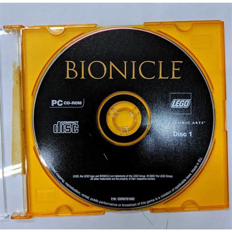 Bionicle Disc 1 PC Game Disc Replacement