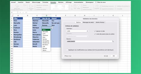 Comment créer une liste déroulante sur Excel bonnes pratiques et exemples