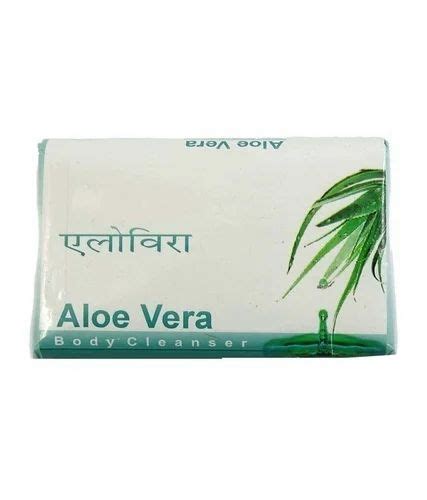 Natural Sovam Aloe Vera Herbal Soap Packaging Size 75gm Pack Size