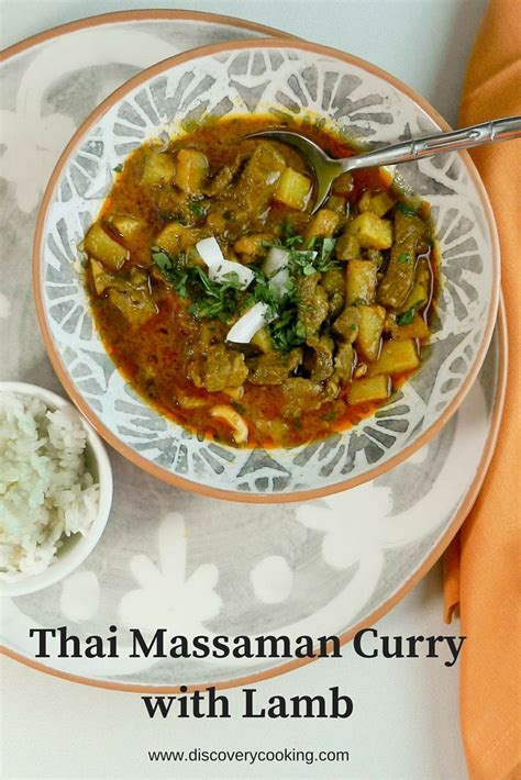 Thai Massaman Curry With Lamb Discovery Cooking Recipe Massaman