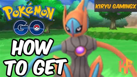 How To Get Deoxys Speed Form In Pokemon Go Mobile Youtube