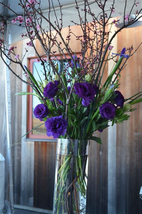 Pretty Purple Arrangement | Purple flower bouquet, Purple wedding flowers, Wedding flower ...