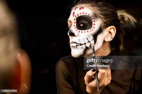 694 Scary Halloween Face Paint Stock Photos, High-Res Pictures, and ...