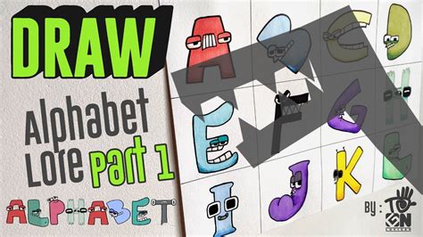 Drawing Alphabet Lore From A L Part 1 Alphabetlore Drawing