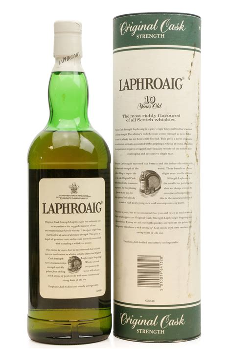 Laphroaig Years Old Original Cask Strength Litre Just Whisky