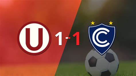 Universitario Y Cienciano Se Reparten Los Puntos Y Empatan 1 1 Infobae