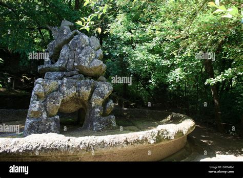 Sacro Bosco, Bomarzo, Viterbo, Lazio, Italy Stock Photo - Alamy