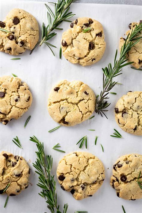 Rosemary Chocolate Chip Cookies - The Littlest Crumb