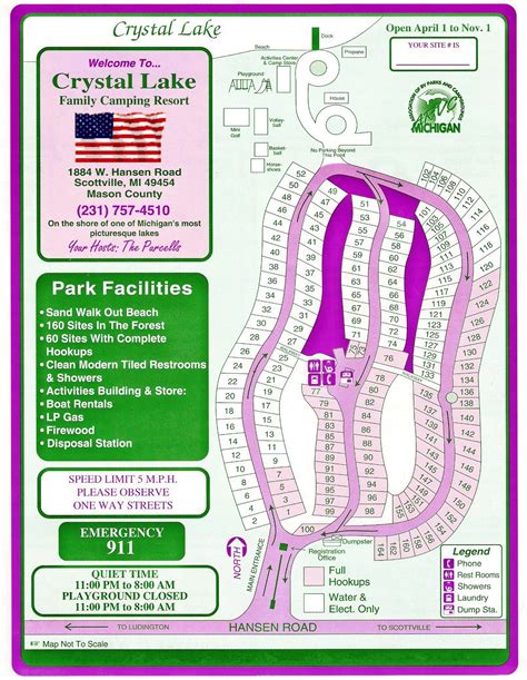 Crystal Lake Campground, Scottville, MI - GPS, Campsites, Rates, Photos ...