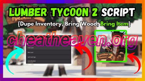 Lumber Tycoon 2 Script 🪵🪓dupe Items Bring Trees And Etc