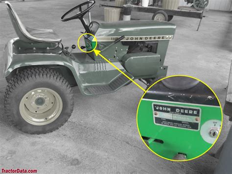 John Deere 112 Tractor Information