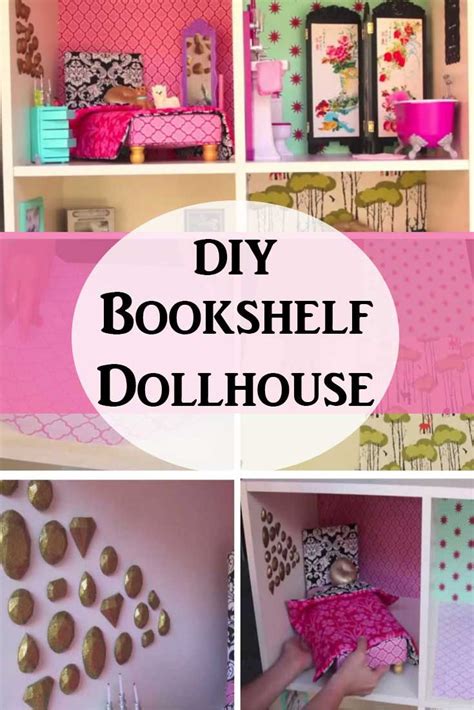 How To Make Bookshelf Dollhouse Your Daughter Will Love Dollhouse