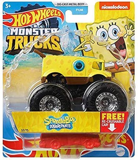駿河屋 1 64 スポンジボブ スクエアパンツ Hot Wheels モンスタートラック GWK25 ホットウィールhotwheels