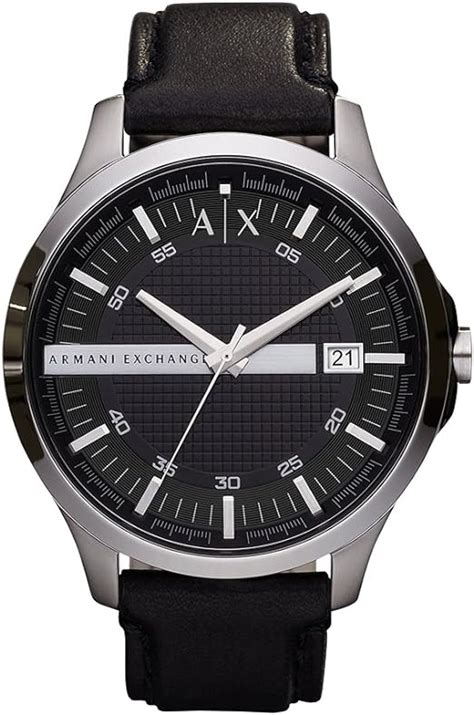 Armani Exchange Ax Orologio Da Polso Da Uomo Cinturino In Pelle