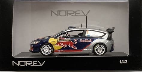 1 43 NOREV 155432 Citroen C4 WRC 2010 Rally Sweden 8 Raikkonen