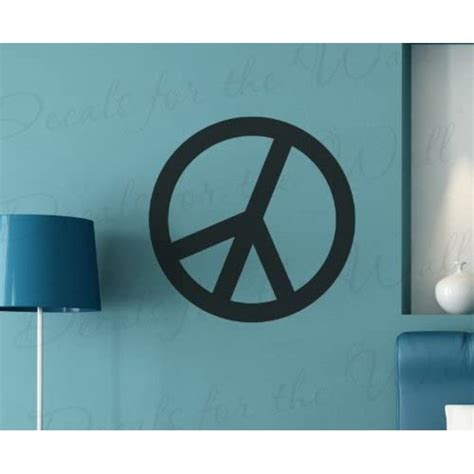 Peace Sign Wall Decal Vinyl Graphic Mural Hippie Retro 60s Sticker