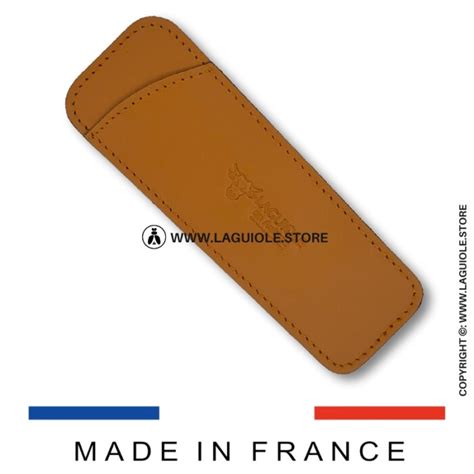 Brown Laguiole Leather Sheath For Laguiole Pocket Knives