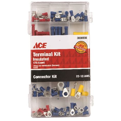 Ace Terminal And Connector Kit 175 Pk Ace Hardware