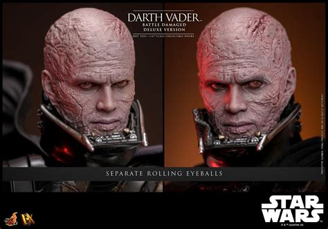 Star Wars Battle Damaged Darth Vader 1 6 Figure Revealed By Hot Toys