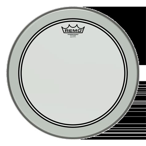 Powerstroke P Ebony Bass Drumhead Black Dynamo P Es