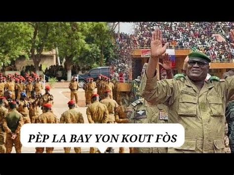 Pèp la fè yon kout fòs nan peyi Niger Dènye jou ULTIMATÒM nan fini Kisa