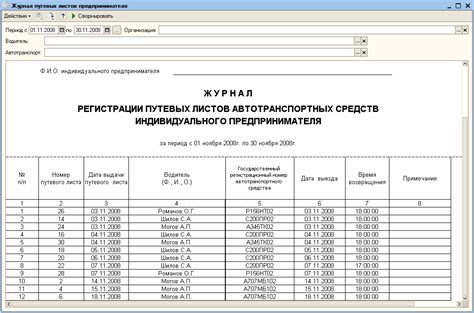Формирование нормативной отчетности по путевым листам | Респект: Учет ...