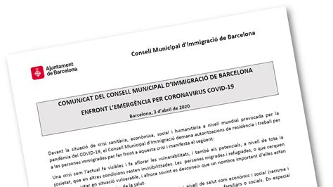 Comunicat del CMIB davant l emergència per la COVID 19 Consell