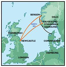 Norway Ferry Routes