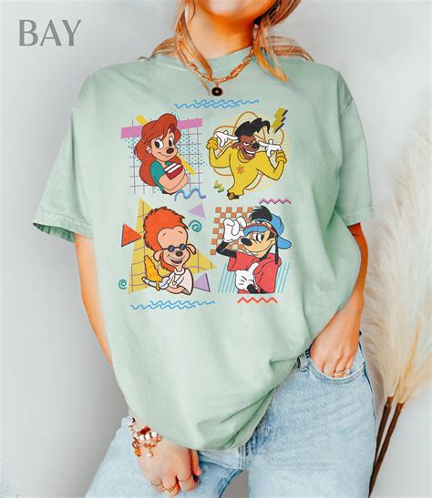 Retro 90s Disney A Goofy Movie Characrers Shirt Retro Disney Powerline