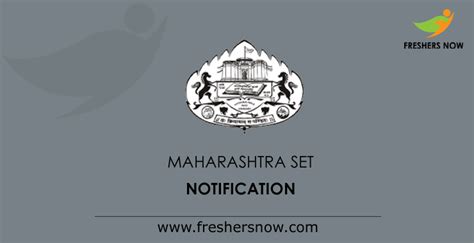 Mh Set Notification 2022 Maharashtra Set Exam Date