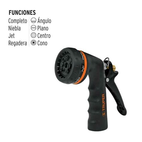 Pistola Met Lica Para Riego Truper Pr Funciones Almacen Do