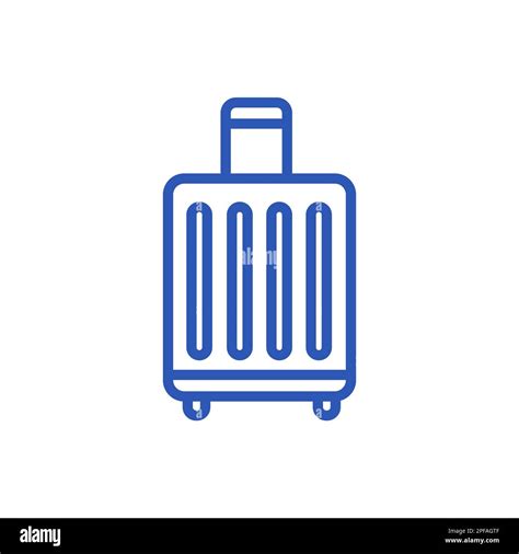 Travel Bag Icon Luggage Vector Illustration Stock Vector Image Art