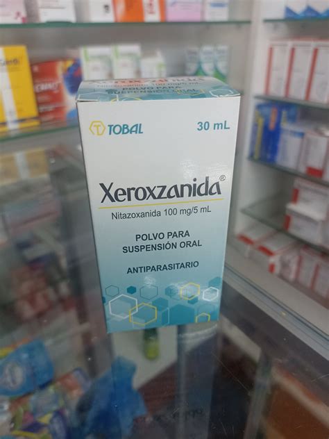 XEROXZANIDA NITAZOXANIDA 100 MG 5 ML suspensiónventa x 1unidad