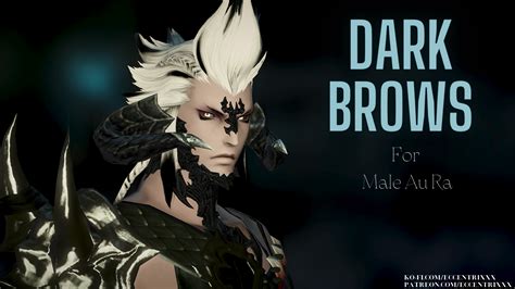 Dark Brows for Male Aura - The Glamour Dresser : Final Fantasy XIV Mods ...