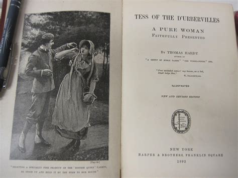 Tess Of The Durbervilles A Pure Woman Faithfully Presented By Thomas