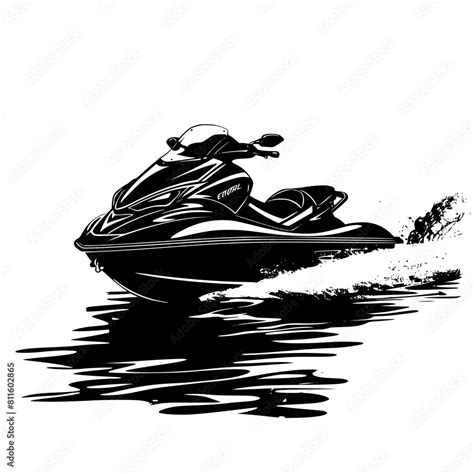 Jet Ski Svg Jet Ski Dxf Jet Ski Png Jet Ski Vector Jet Ski Outline Jet Ski Clipart Jet