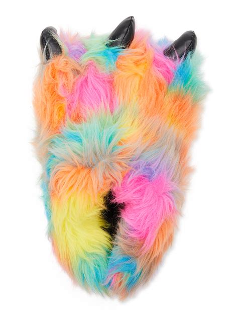 George Men's Faux Fur Novelty Slippers - Walmart.com