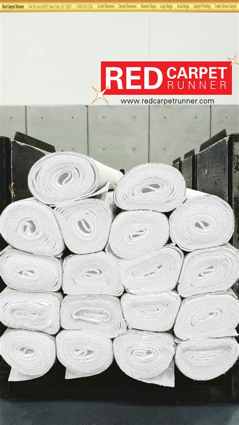 Stack Of Rolled Up White Carpets Redcarpetrunner C Flickr