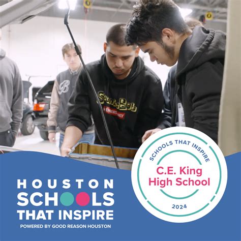 C.E. King announced as a Houston School that Inspires | District News ...